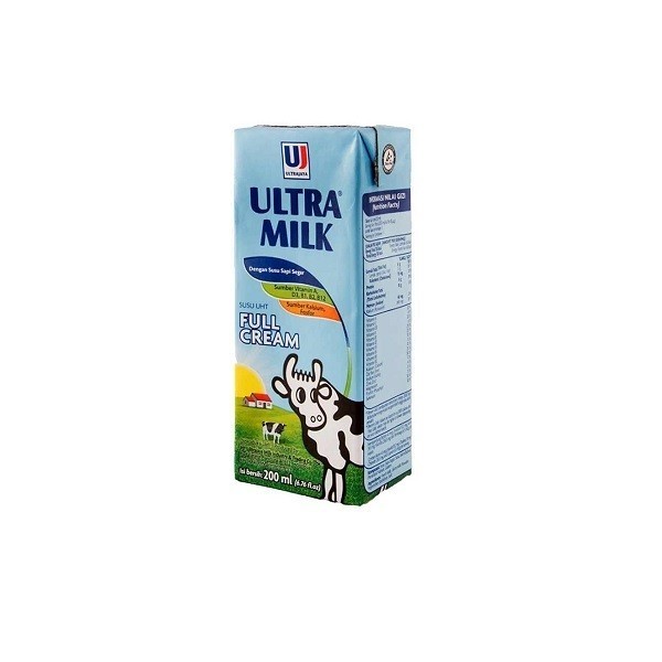 Jual ULTRA UHT FULL CREAM 200 ML | Shopee Indonesia