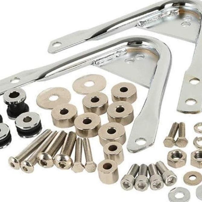 Jual Detachable 2-Up Luggage Rack Docking Hardware Kit 97-08 Harley ...