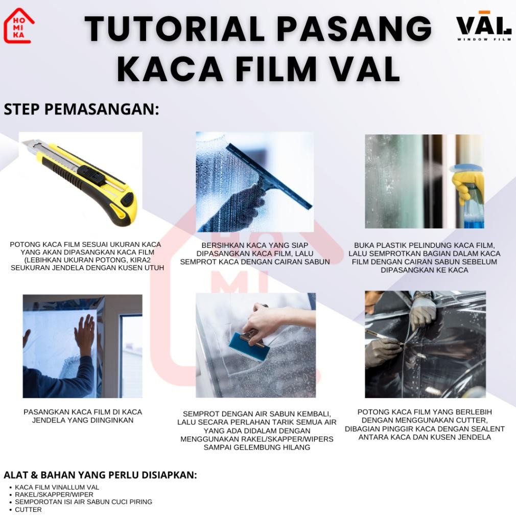Jual ND Kaca Film Black Riben 80% Vinallum VAL Rumah Jendela Hitam ...