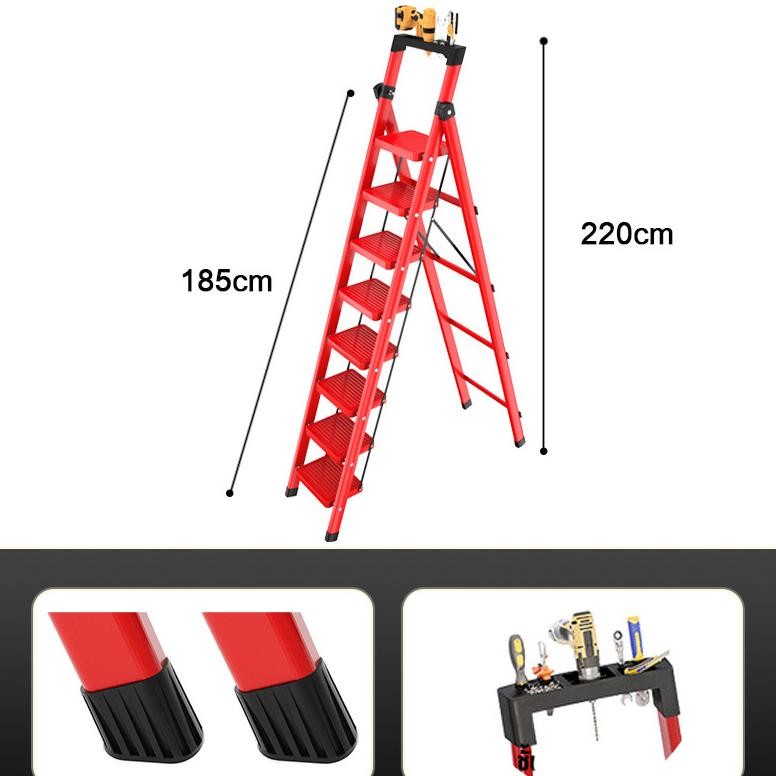 Jual ND Tangga Lipat Multifungsi 7 Setp Tangga Rumah Lipat Tangga Besi