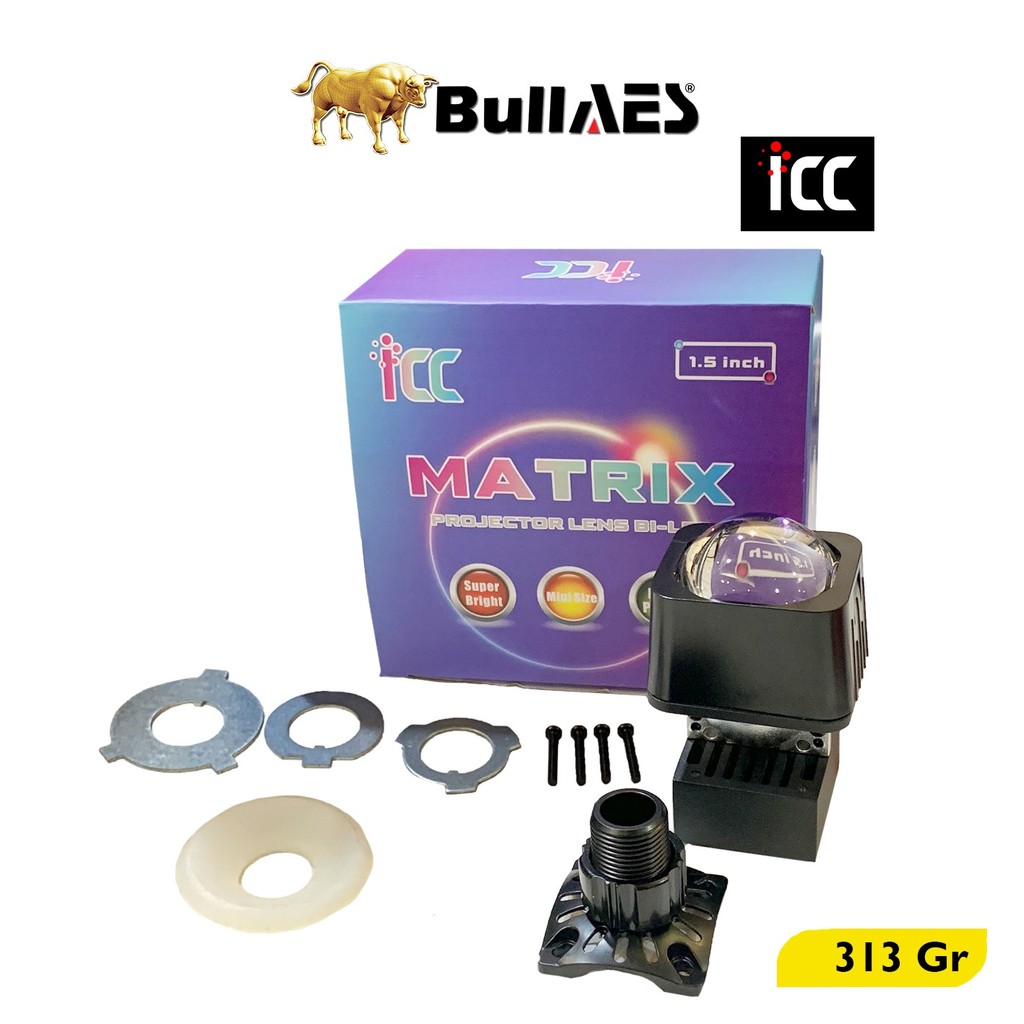 Jual Biled Lens Matrix Bi-led X1M ICC 1.5 Inch Matrix Projector ...