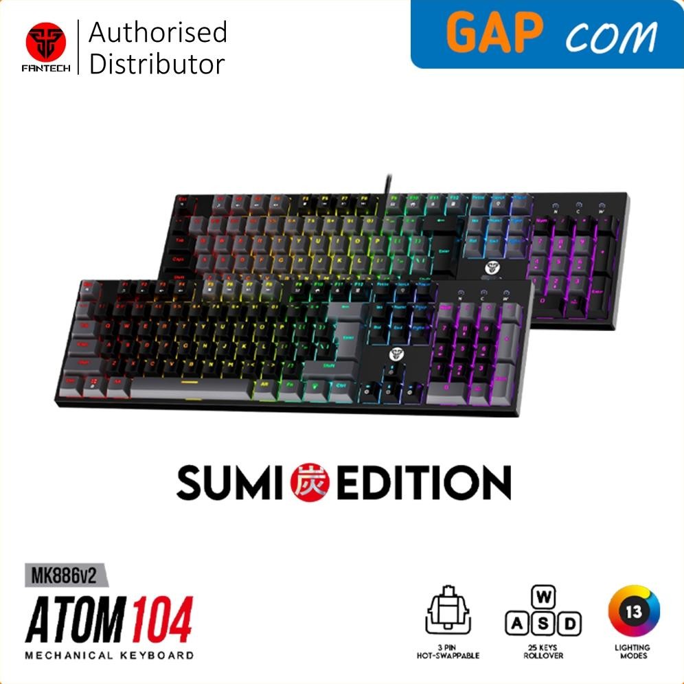 Jual Keyboard Gaming Mechanical Fantech Atom MK886 RGB Full Size ...