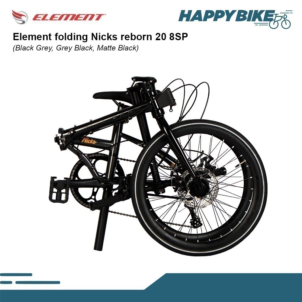 Jual Element Sepeda Folding Nicks Reborn 8 Speed 20 451 | Shopee Indonesia