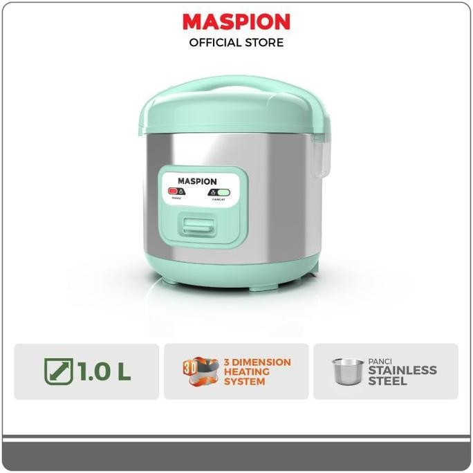 Jual MASPION STAINLESS STEEL RICE COOKER MAGIC COM 1L 1 L MRJ-1003TSS ...