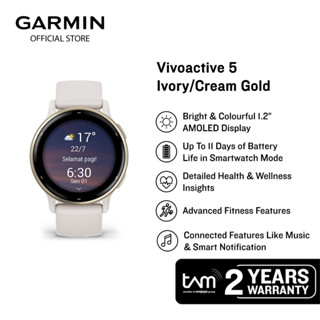 Tampilan layar AMOLED Garmin Forerunner 165 yang cerah