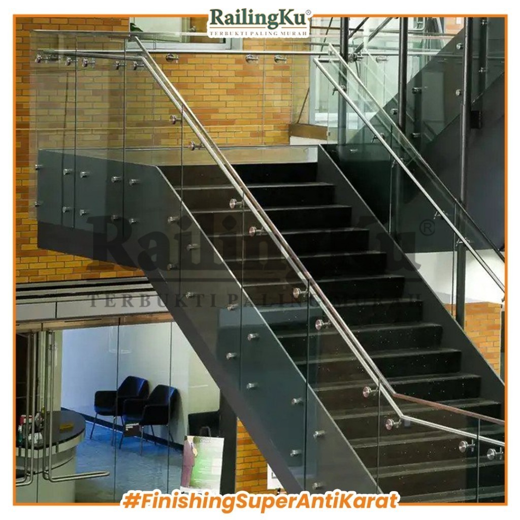 Jual Railingku Frameless Glass Railing Pin Kaca [SERBU!] RK 401 ...