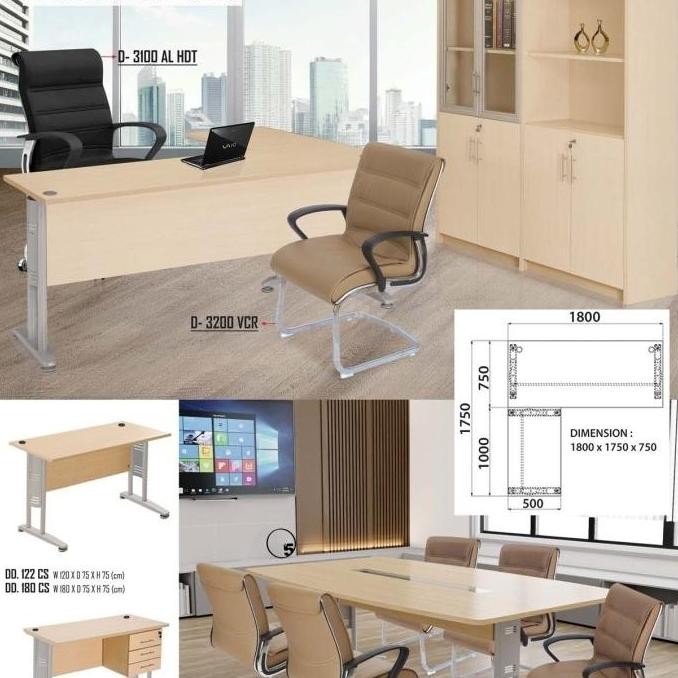 Jual Murah Meja Rapat/Meja Meeting Kantor Indachi Casa Dmtg 116 Cs (240 ...