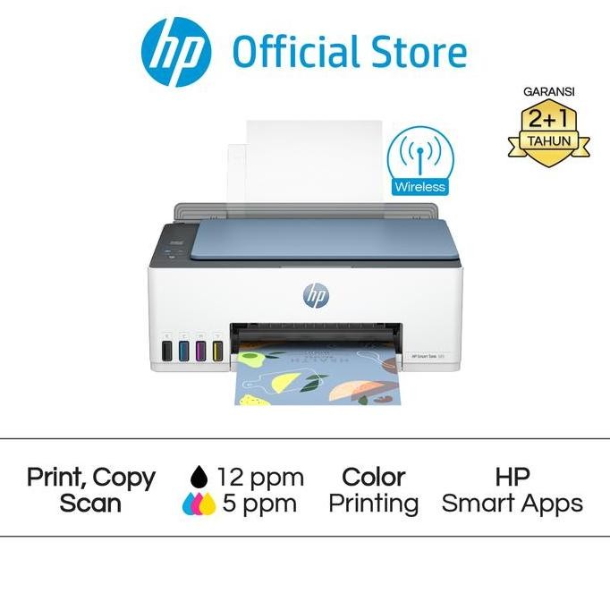 Jual Printer Hp Smart Ink Tank 585 All In One Print Scan Copy Wireless ...
