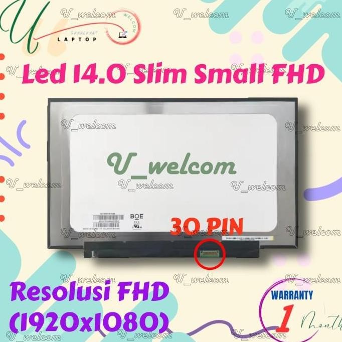 Schermo LCD 14 Pollici IPS FHD Per Laptop: Ricambio Compatibile Con NV140FHM-N4A, B140HAN02.1 (1920x1080, LED) - 3