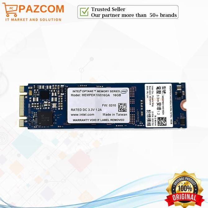Jual Intel Optane Memory Series 16GB M.2 NVME BOX Tidak Termasuk ...
