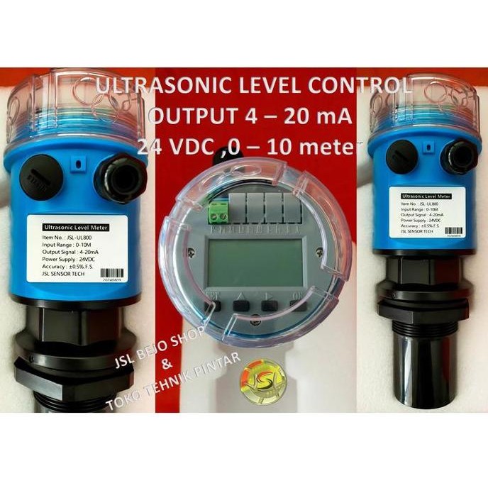 Jual Tersedia Ultrasonic Water Level Sensor IP68 Waterproof 4 20ma ...