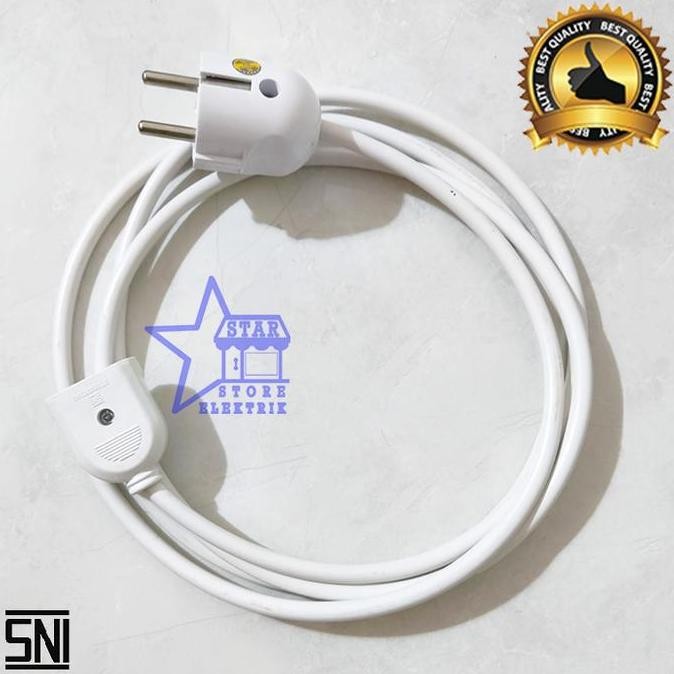 Jual ready Kabel Extension Listrik SNI Stop Kontak Kontra Gepeng ...