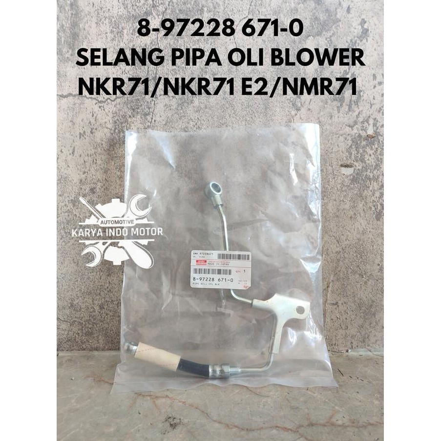 Jual PIPA OLI DINAMO AMPERE SELANG BLOWER ISUZU ELF NKR71/ E2 /NMR71 (8 ...