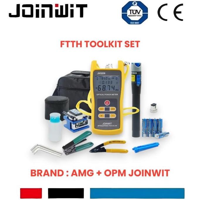 Jual Ftth Tool Kit Set Lengkap Opm Vfl Cleaver Fo Fiber Optik Toolkit ...