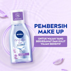 NIVEA Micellar Water MicellAir Oil Acne Care 125ml Pembersih Make Up Aman Untuk Kulit Berminyak