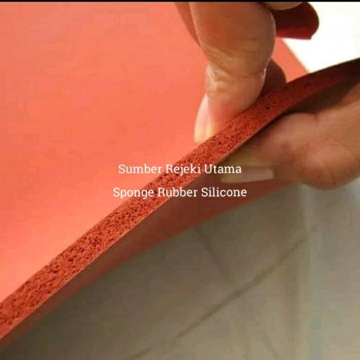 Jual SPONGE SILICONE RUBBER / ALAS MESIN PRESS 20MM X 10CM X 100CM ...
