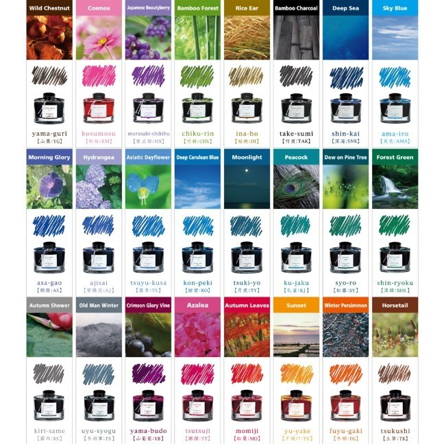 Jual PILOT Fountain Pen Ink Iroshizuku 50ml / Tinta Fountain Pen ...