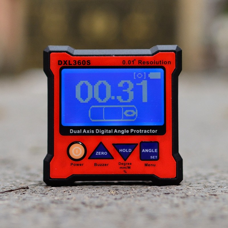 Jual Digital Dual Axis Protractor Inclinometer Resolution 0.01 Level ...