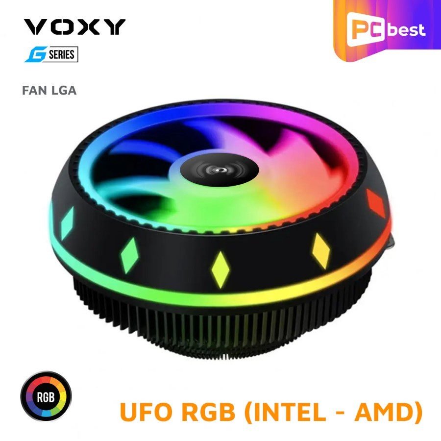 Jual FAN LGA Processor RGB UFO Fan Gaming Intel AMD LGA 1155 FC200 ...