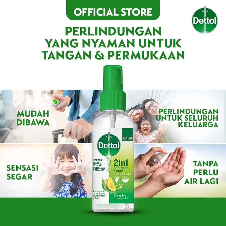 Hand Sanitizer Spray 2in1