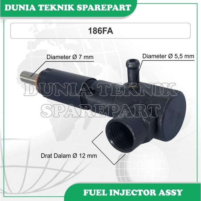 Jual 186Fa Fuel Injector Assy Diesel Engine & Diesel Genset | Shopee ...