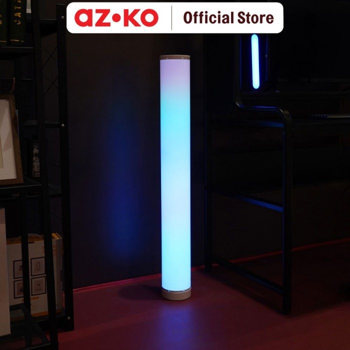 Jual AZKO Eglare Lampu Led Tube Rgb Dengan Remote Standing Floor Light ...