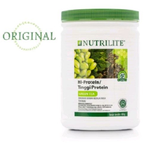 Jual Nutrilite Hi Protein Green Tea 450 gr AMWAY / Nutrilite ORIGINAL ...
