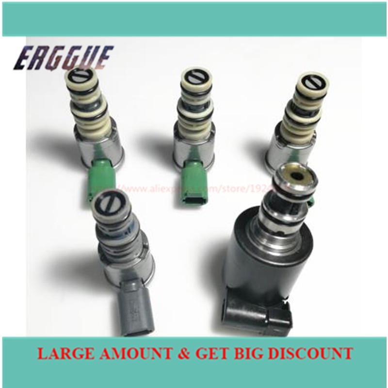 Jual QJES 5PCS Original 5L40E 6L40E Transmission Solenoid Valves Kit ...