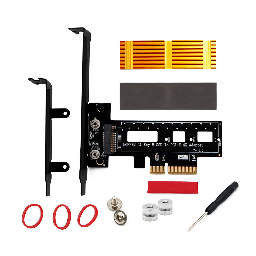 Jual BARU PCI Express 3.0 x4 to M.2 NVMe SSD M2 PCIE Riser Card PCIE to ...