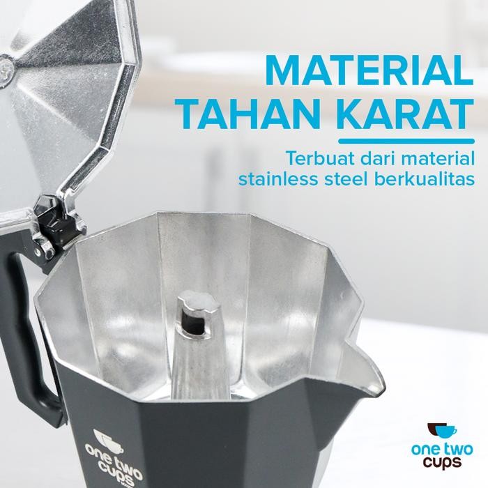Jual GRATIS ONGKIR COD One Two Cups Teko Kopi Moka Pot Espresso Coffee ...