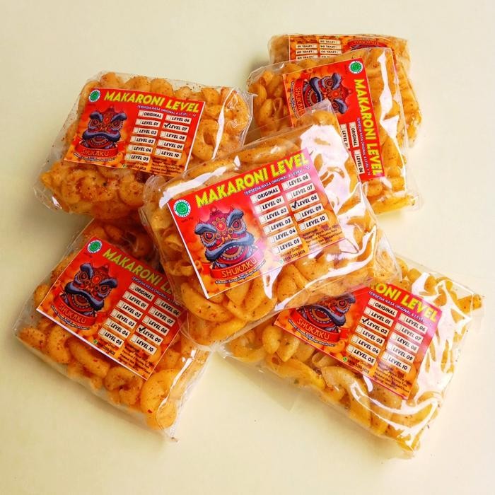 Jual BERGARANSI MAKARONI PEDAS SHUKAKU RASA ORIGINAL & LEVEL 1 - 10 ...
