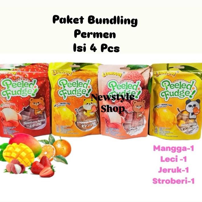 Jual Halal Lianggui Permen Upa 4In1 All Fruit Peeled Gummy Permen Buah ...