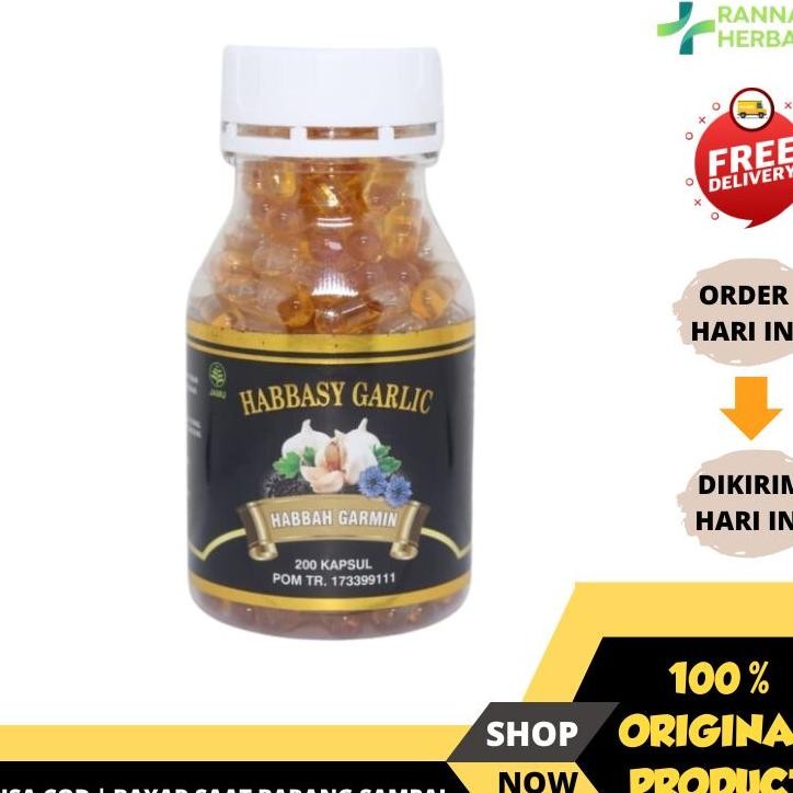 Jual Habbay Garlic Habbayi Oil Habbatuauda Oil Plu Garlic Oil Habbah ...