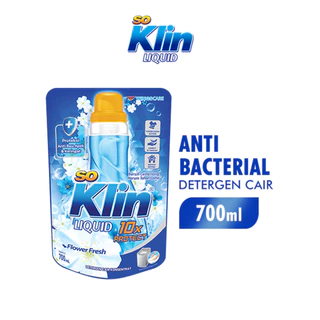 Soklin Deterjen Cair Anti Bakteri Pouch 700 ml