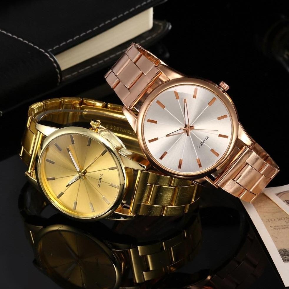 Jual GB29 Jam Tangan Wanita Rantai Analog Quartz Kecil Casual Korean ...