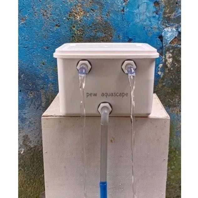 Jual TERLARIS Ember Filter Kolam Ikan Aquarium Lengkap Media Filter ad ...