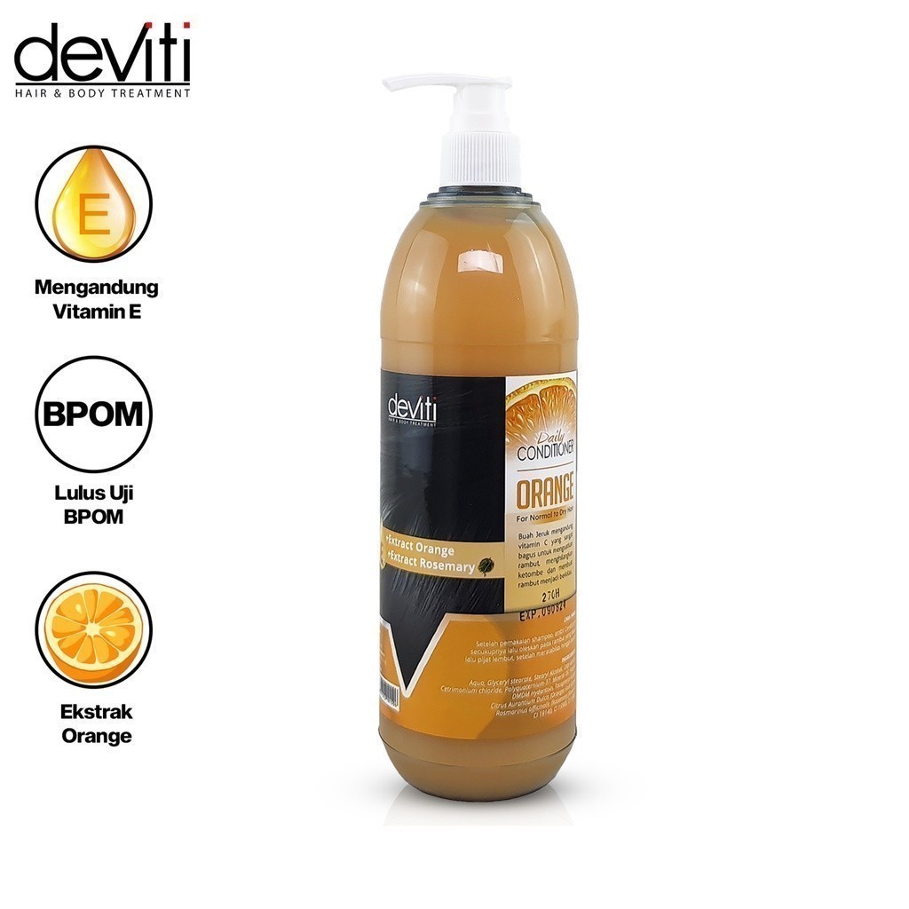 Jual deviti Daily Conditioner Orange 500 ML Perawatan Rambut Hair Care ...