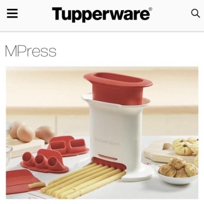 Jual Tupperware MPress Container Cetakan kue | Shopee Indonesia