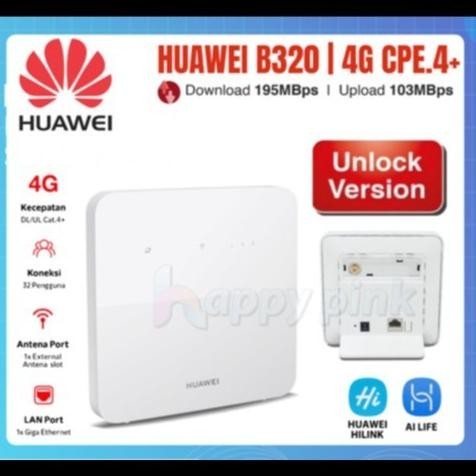 Jual Modem Wifi Huawei Home Router 4G Sim Card Huawei B320 Unlock All ...