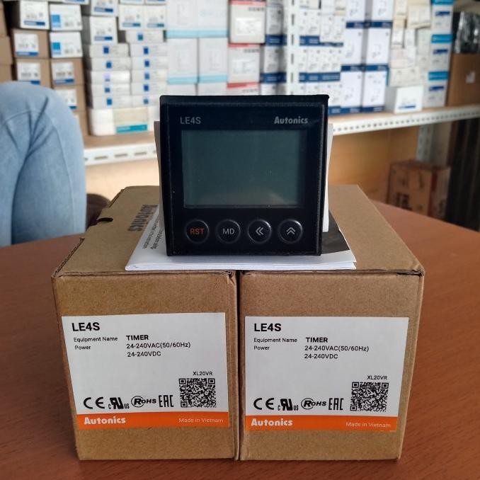 Jual Timer Autonics Le4S Original New Stok | Shopee Indonesia