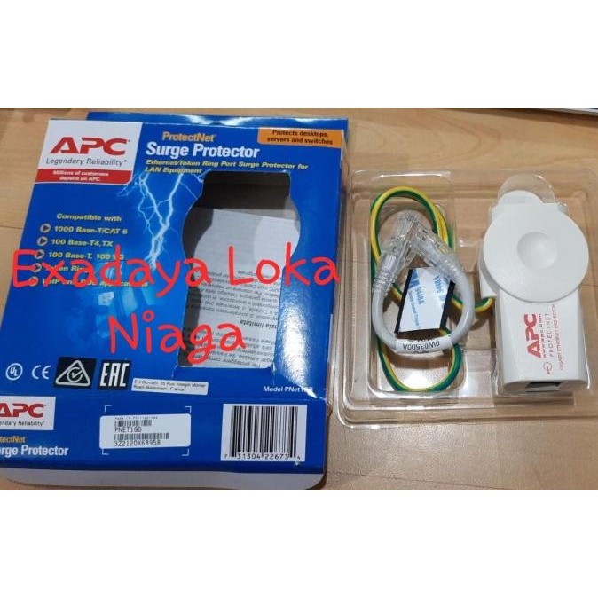 Jual APC Surge Protector LAN RJ45 Utp Cat5 / Cat6 PNET1GB | Shopee ...