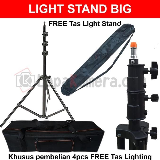 Jual Light Stand BIG Atau Tripod Lampu Besar murah | Shopee Indonesia