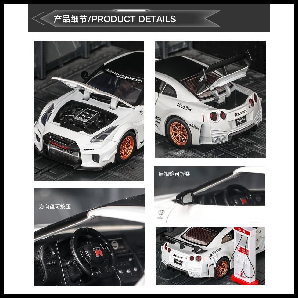 Jual TWH DIECAST MINIATUR NISSAN R35 GTR LBWK CSR2 BY BLACK MAMBA ...