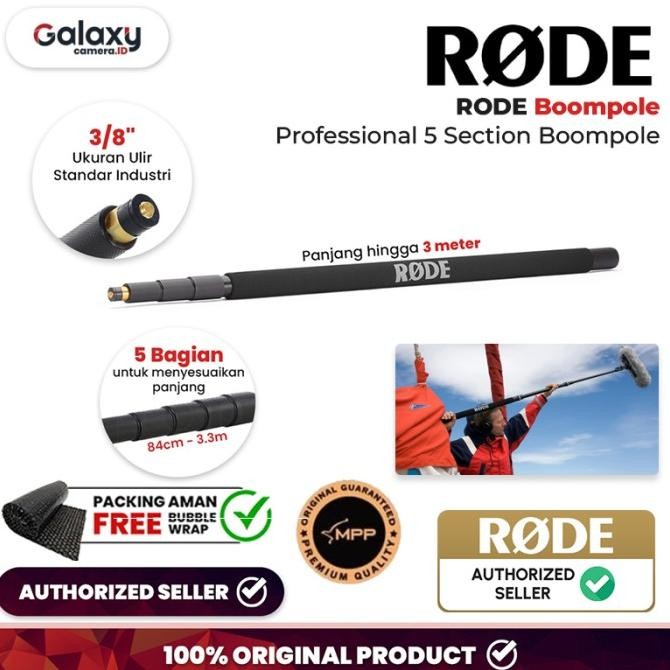 Jual BEST RODE BOOMPOLE PROFESSIONAL 5 SECTION BOOM POLE FOR ...