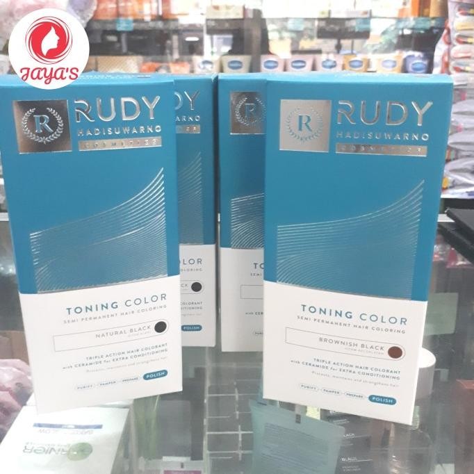 Jual Rudi Hadisuwarno Toning Natural Color 60ml Pewarna Rambut Rudy ...