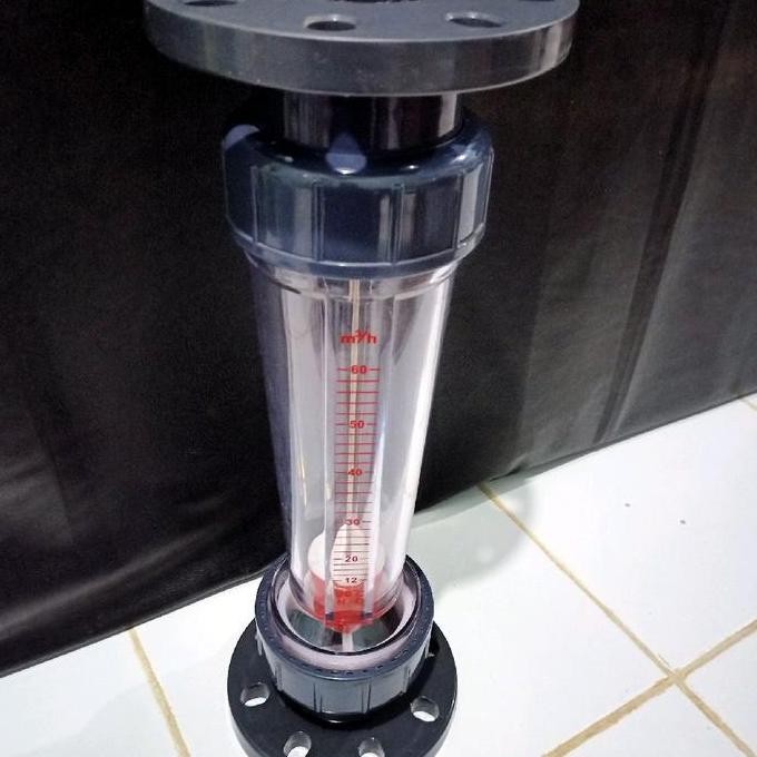 Jual Rotameter Flow Meter PVC 6 inch Flange S 8 25-200 m3/h Flowtech ...