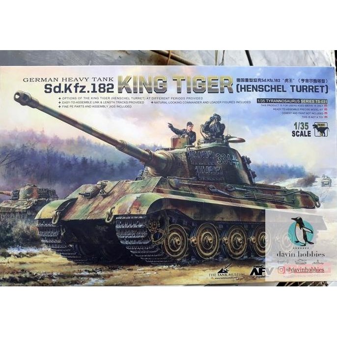 1/35 TS-031 Meng Model German Heavy Tank Sd Kfz 182 King Tiger  Henschel Turret 2nd World War Armored  1582346870 3264bbe4 Progressive