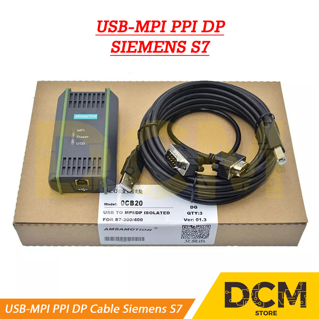 Jual USB-MPI PPI DP PLC Programming Cable SIEMENS S7-200/300/400 S7-300 ...