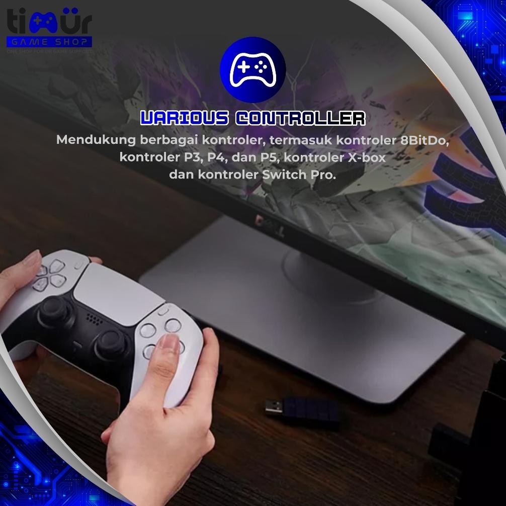 Jual 8Bitdo USB Wireless Bluetooth Controller Receiver Stick Stik ...