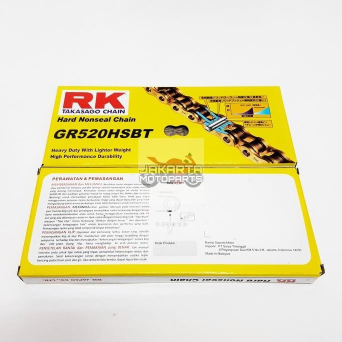Jual RANTAI RK TAKASAGO HSBT HEAVY DUTY NINJA250 R25 CBR250RR ER6 ZX25 ...